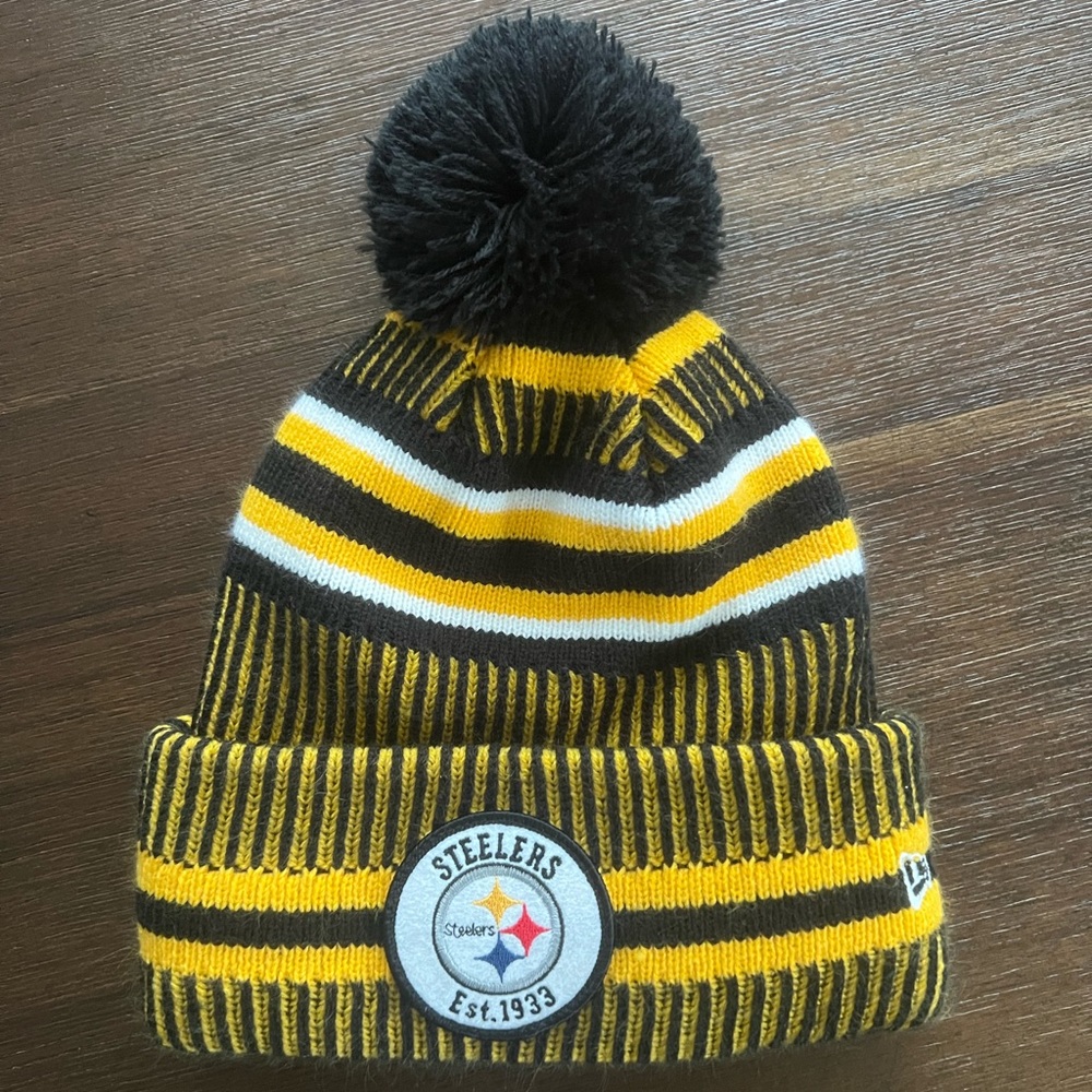Pittsburgh Steelers New Era Beanie Winter Hat (YOUTH)
